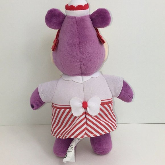Disney Doc McStuffins Plush Hallie Hippo 8" Beanbag Stuffed Animal Hippopotamus - Picture 6 of 12